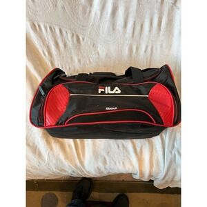 Fila Black red Duffle Bag